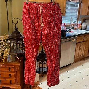 Vineyard Vines Red Festive Patterned Pjs